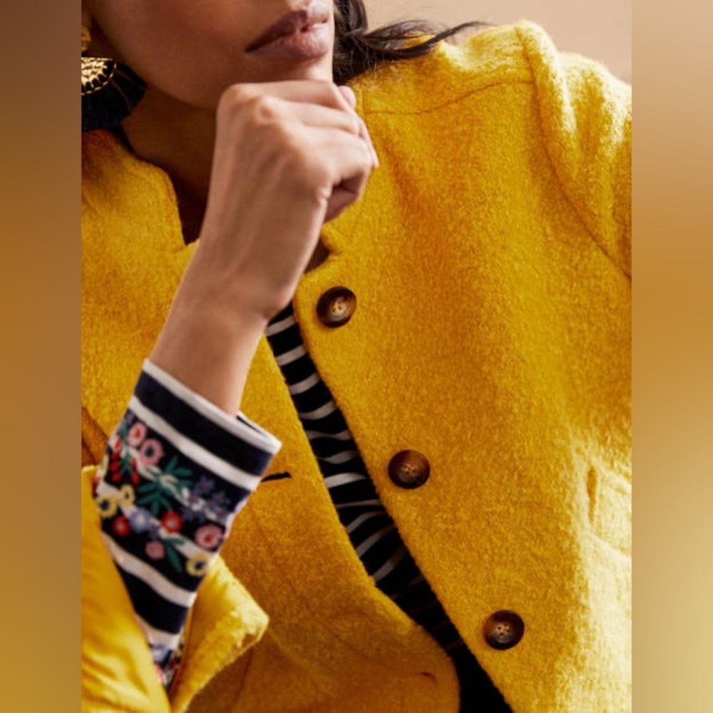 Boden Wool Blend Coat - Size US 16/18